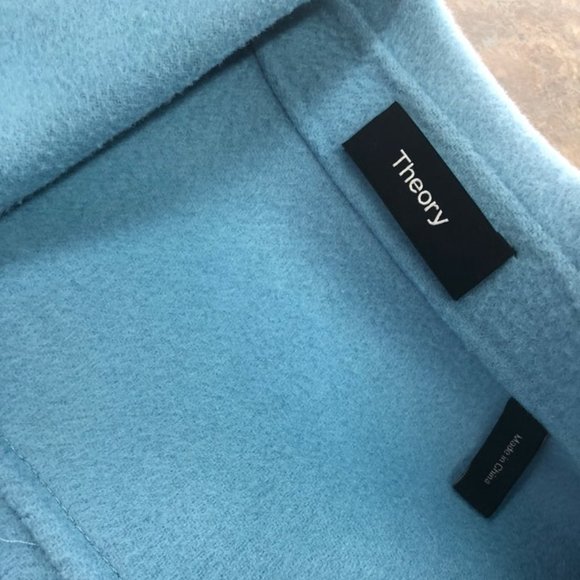 Theory Tralsmin Wool Cashmere Moto Jacket - Picture 3 of 5